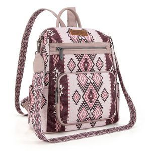 Wrangler Convertible Backpack Purse Western Aztec Backpack Travel :]